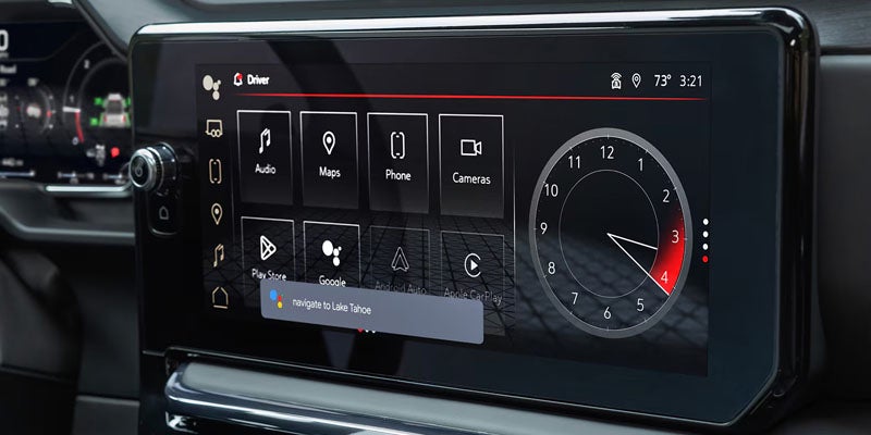 GMC Sierra 1500 dashboard screen display