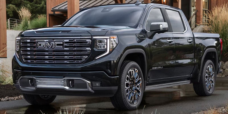 GMC Sierra 1500 premium pickup truck exterior design.