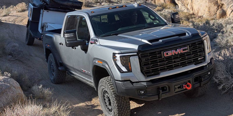 2026 GMC Sierra 2500 HD trim lineup exterior view multiple trim levels comparison shot